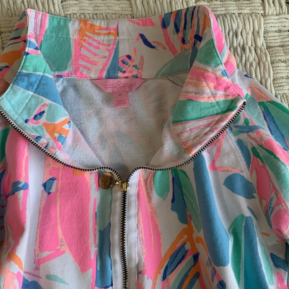 Lilly Pulitzer Multi Colored Pullover Jacket - image 3